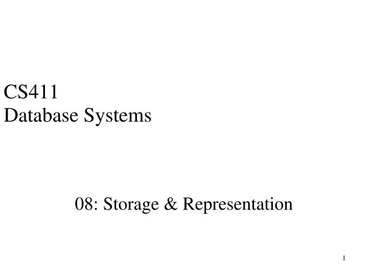 cs411 database systems