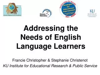 Addressing the Needs of English Language Learners