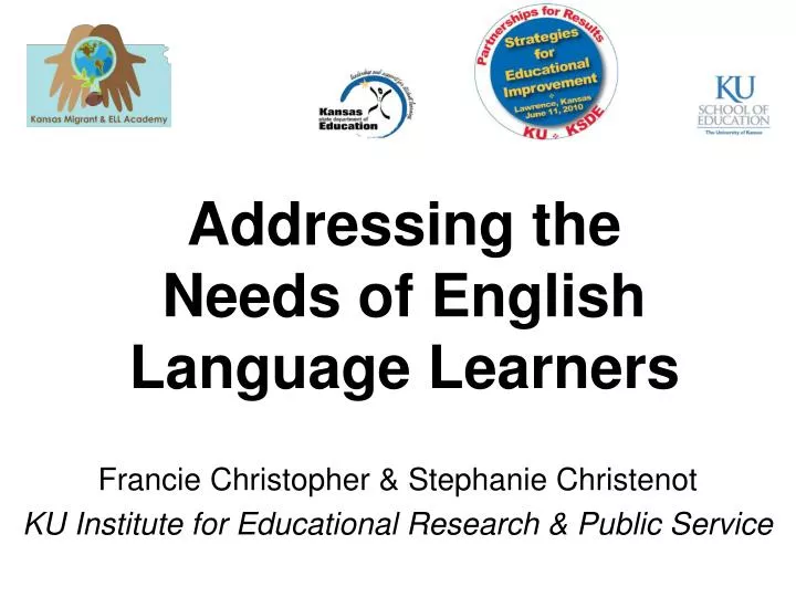 addressing the needs of english language learners