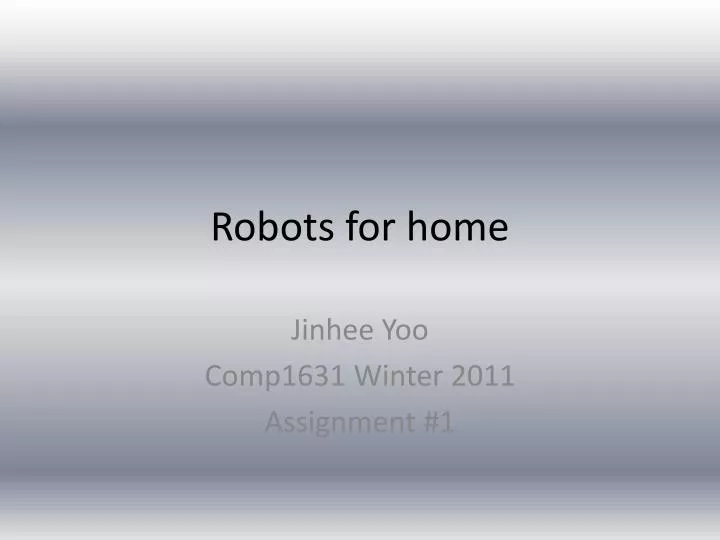 robots for home