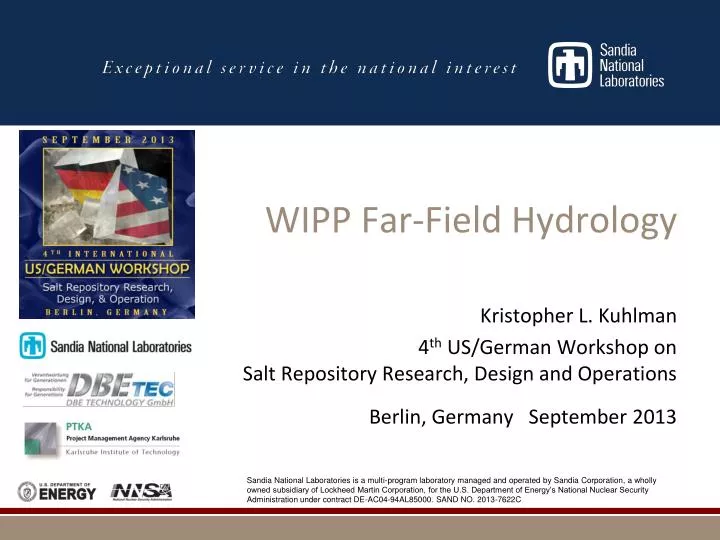 wipp far field hydrology