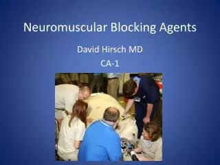 Neuromuscular Blocking Agents