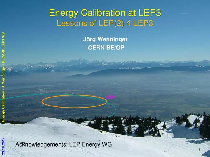 energy calibration at lep3 lessons of lep 2 4 lep3
