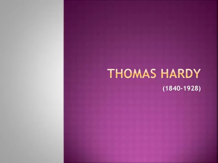 thomas hardy