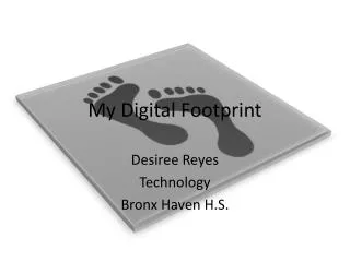 My Digital Footprint