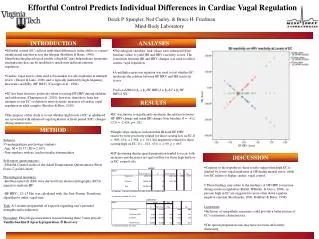 Effortful Control Predicts Individual Differences in Cardiac Vagal Regulation _
