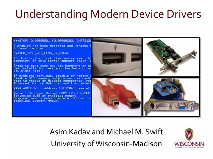 understanding modern device drivers
