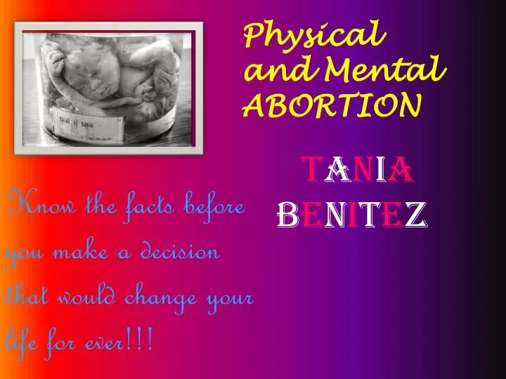 physical and mental abortion