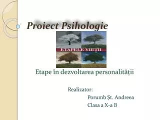 proiect psihologie