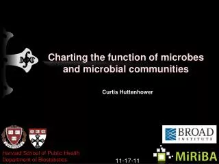 Charting the function of microbes and microbial communities