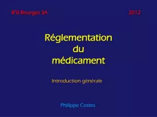 r glementation du m dicament