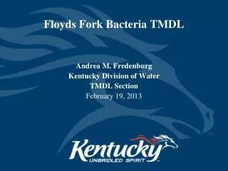 Floyds Fork Bacteria TMDL