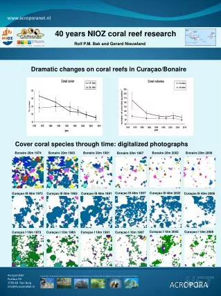 40 years NIOZ coral reef research