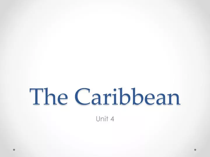 the caribbean