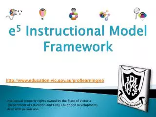 e 5 Instructional Model Framework