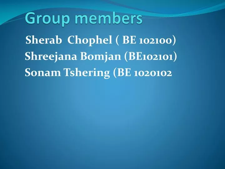 group members