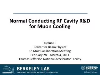 Normal Conducting RF Cavity R&amp;D for Muon Cooling