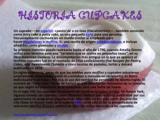 historia cupcakes