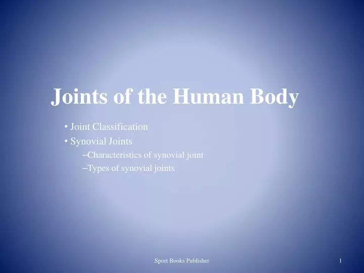 joint classification synovial joints characteristics of synovial joint types of synovial joints