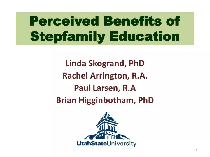 perceived benefits of stepfamily education