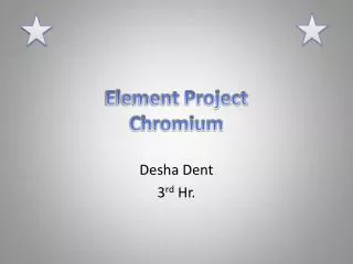 Element Project Chromium