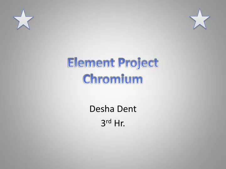 element project chromium