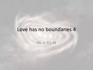 Love has no boundaries 4