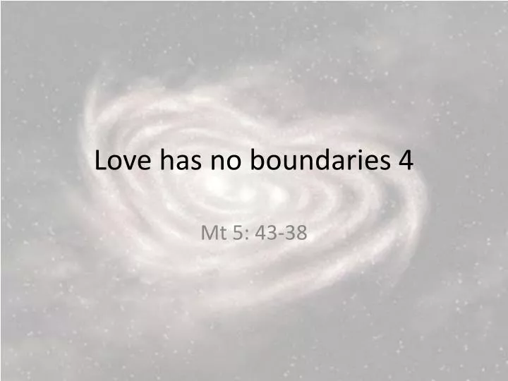 love has no boundaries 4