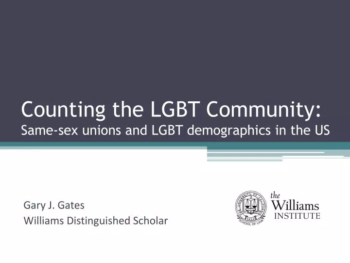 counting the lgbt community same sex unions and lgbt demographics in the us