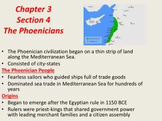 chapter 3 section 4 the phoenicians