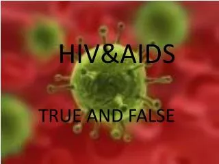 HIV&amp;AIDS
