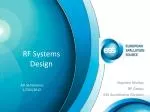 RF Systems Design - slide 1