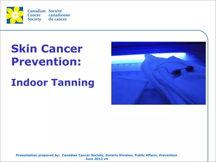 skin cancer prevention indoor tanning