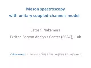Meson spectroscopy with unitary coupled-channels model