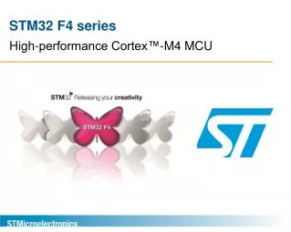 High-performance Cortex™-M4 MCU