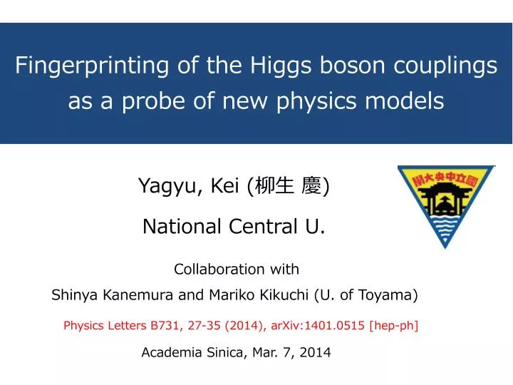fingerprinting of the higgs boson couplings as a probe of new physics models