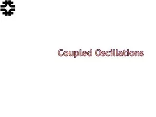Coupled Oscillations