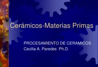 cer micos materias primas
