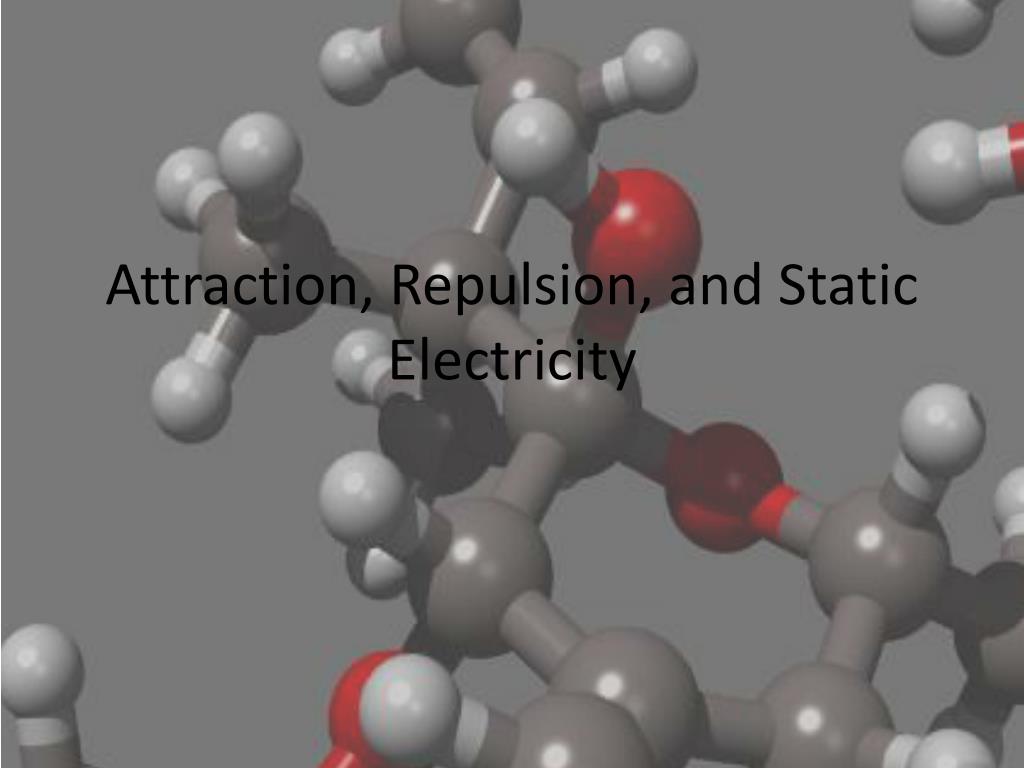 Ppt Understanding Attraction Repulsion And Static Electricity In
