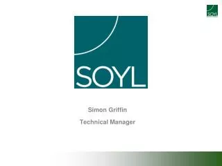 Simon Griffin Technical Manager