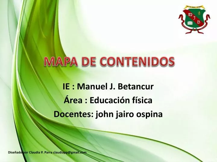 mapa de contenidos