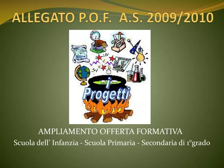 allegato p o f a s 2009 2010