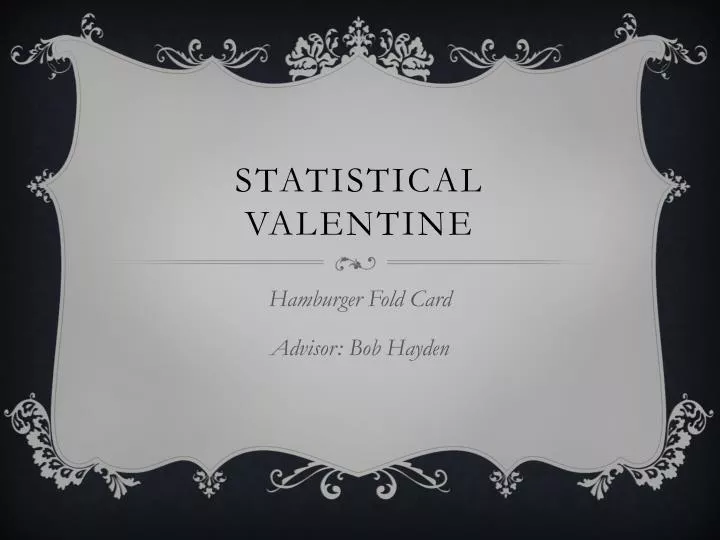 statistical valentine