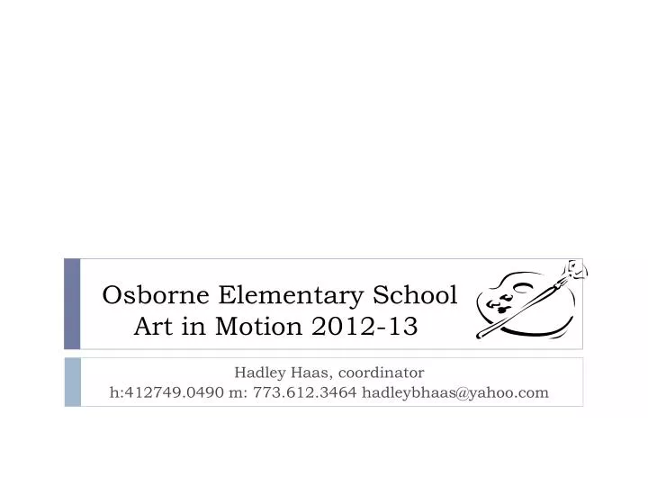 osborne elementary school art in motion 2012 13