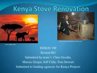 Kenya S tove Renovation