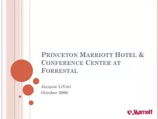 Princeton Marriott Hotel &amp; Conference Center at Forrestal