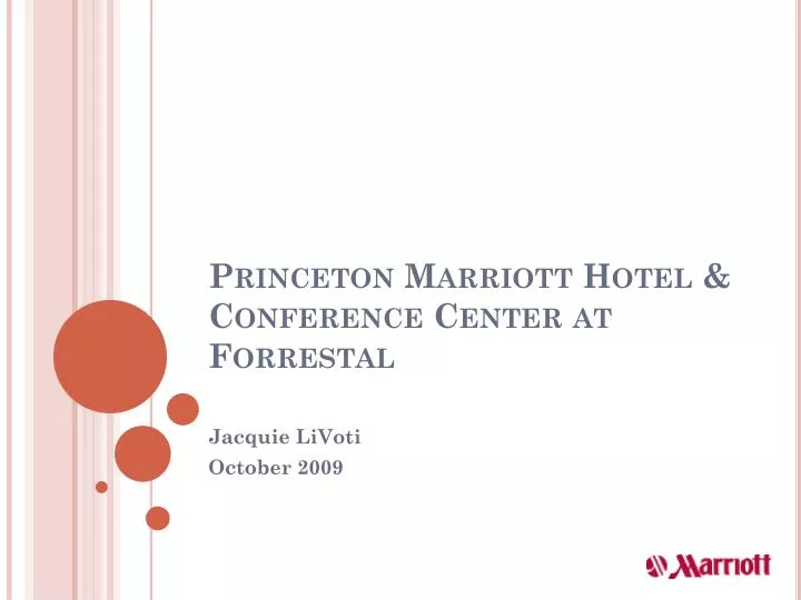 princeton marriott hotel conference center at forrestal