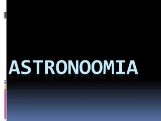 astronoomia