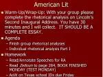 American Lit - slide 1