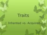 Traits - slide 1
